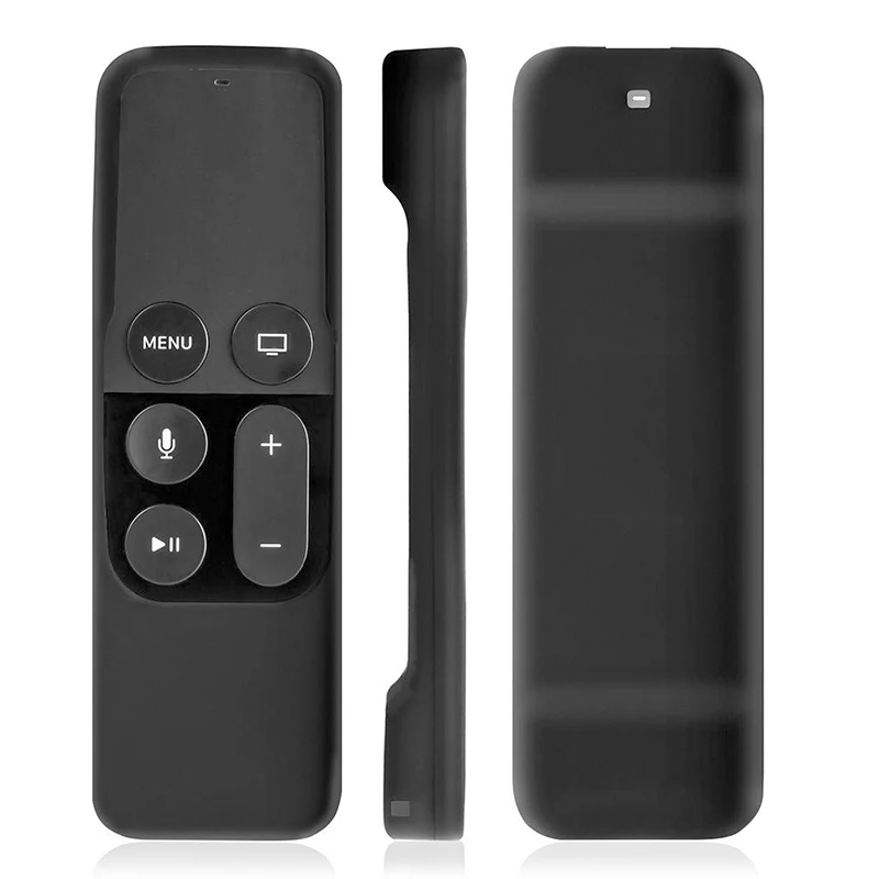 Silicone Case Dust-Proof Protective Cover For Apple TV4 Remote Case Portable Sleeve Remote Control Protector With Lanyard Strap пульт 433 пульт 433 мгц пульт для телевизора