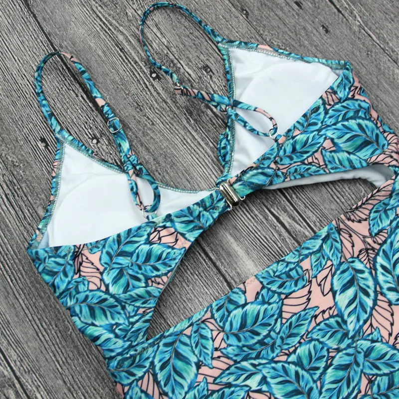 Bikinis 2018 Mujer Sexy One Piece Swimsuit May Women Fused Swimwear Female Bather Monokini Bikini High Waist Beach Bathing Suit