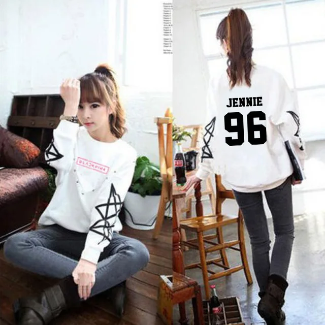 Blackpink Lisa Fashion Lovers Joker Loose Sweatshirt Hoodies Mh766