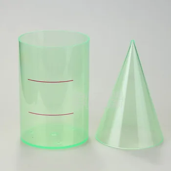 

Volume ratio of cylindrical conical Cone volume Primary school mathematics teaching Tools 15x10cm