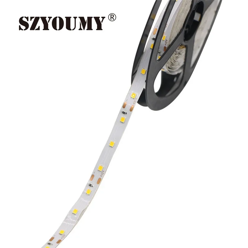 SZYOUMY IP20 Светодиодные ленты света 2835 SMD новый светодиодные ленты строка 60 Светодиодный S/M 12 V светодиодный лента + DC женский Разъем Бесплатная