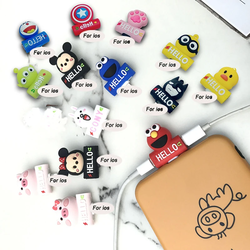 

Cute Cartoon 2 in 1 Audio Adapter For iPhone 5s 5C 6 6s 7 8 Plus X XS MAX XR Charger And Headphone Splitter Animals phone socket