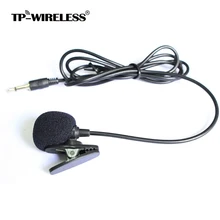 TP-Wireless Free Shipping Top Quality Cardioid Lapel Tie Clip-on Lavalier Condenser Microphone 1/8"(3.5mm) Plug