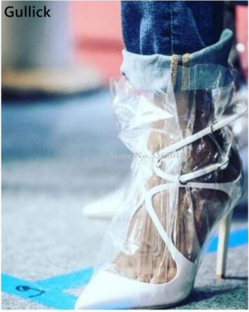 Tacones best sale de plástico