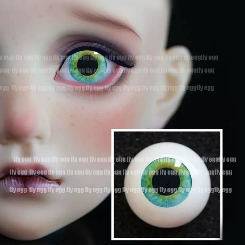 Новые зеленые и желтые глаза Bjd для кукол sd-очки 1/3 1/4 1/6 8 мм 14 16 18 20 22 см акриловые |