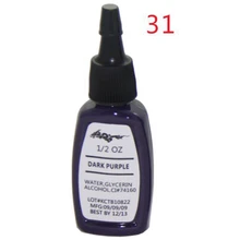 Темно-фиолетового цвета, Перманентный макияж, пигмент, профессиональное коричневое 15 мл/бутылка(1/2 OZ) косметические чернила для татуировки краски для лица губ для бровей 5 шт./лот