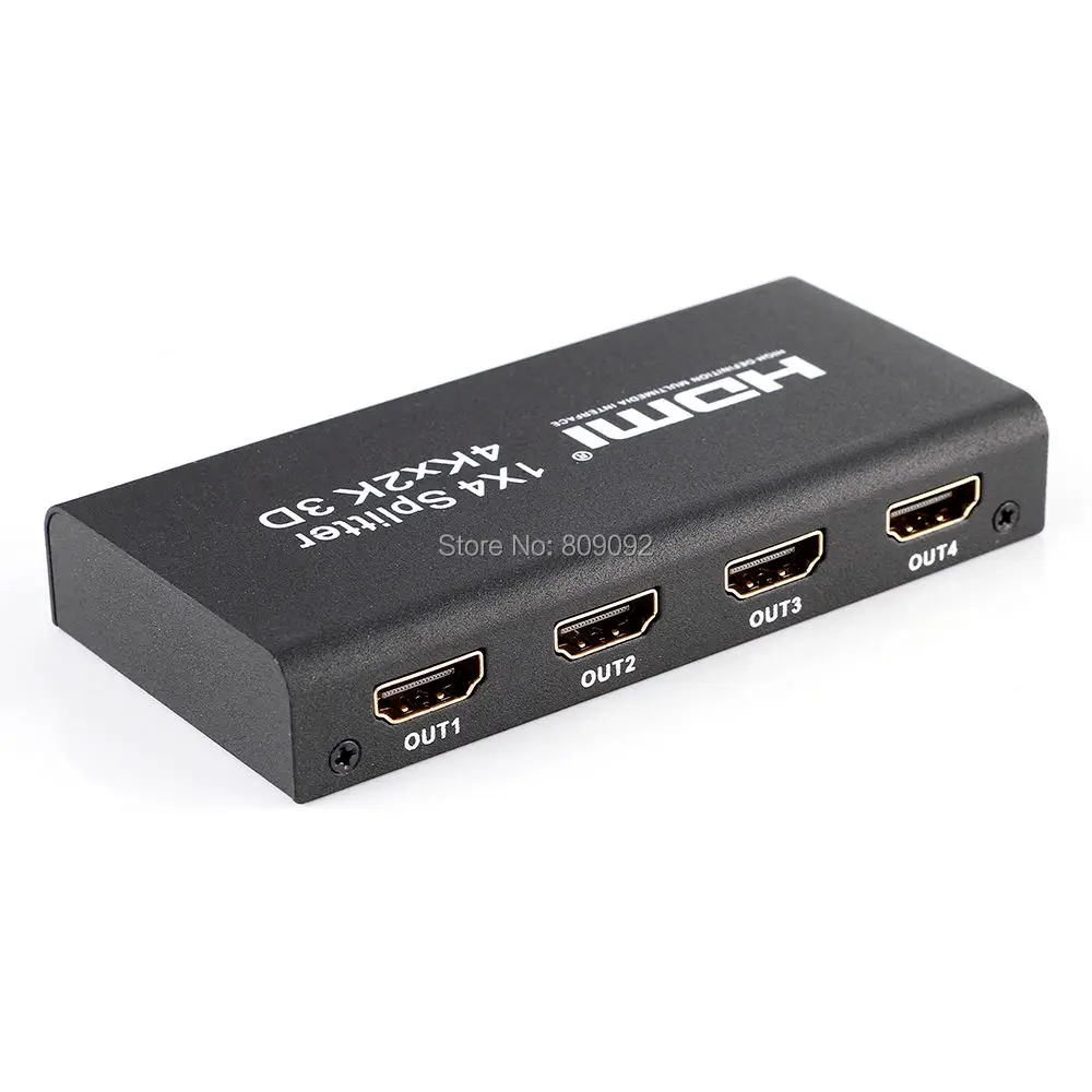 3D и 4 К HDMI 1x4 2160 P Splitte Full HD 1080 P Усилители домашние HDMI коммутатор 1 в 4 из адаптер конвертер для HDTV