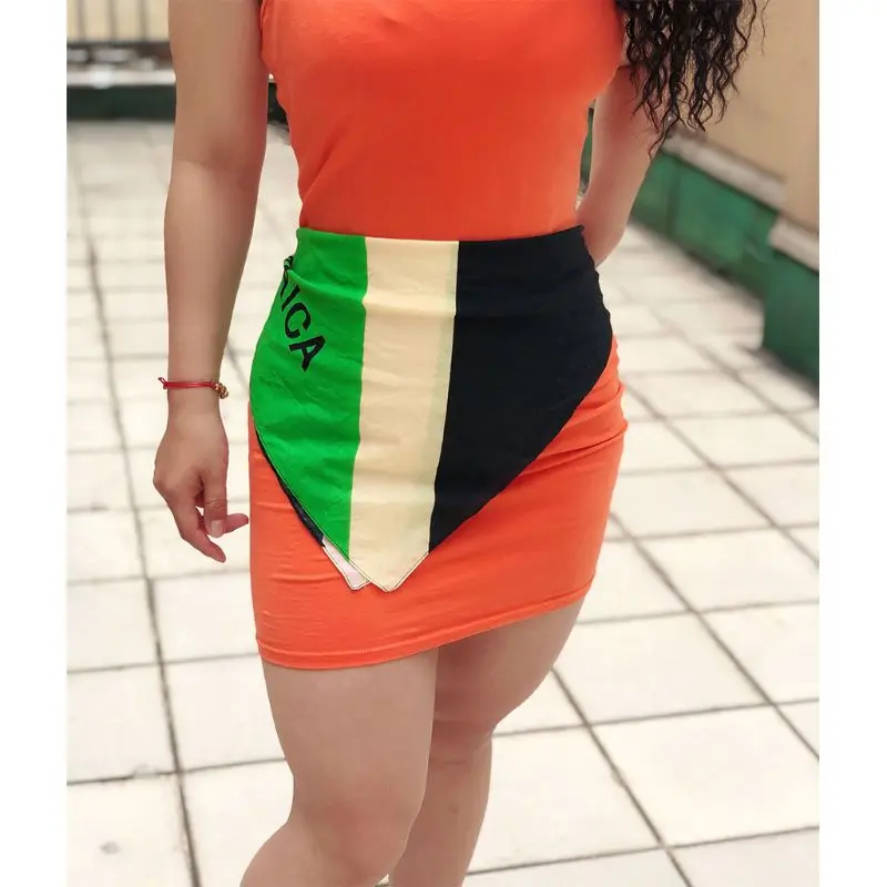 Рисунок 5 - Флаг Ямайки печати унисекс квадратные