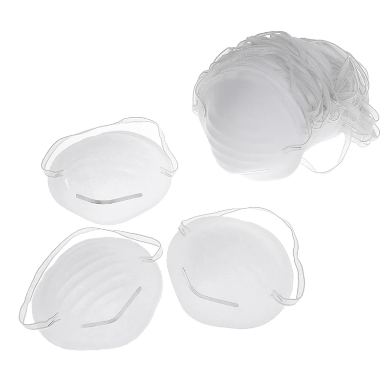 

50Pcs Disposable Nose Mouth Masks Adult Anti Haze Mask Non-woven Anti-dust Mouth Masks Windproof Mouth Face Masks