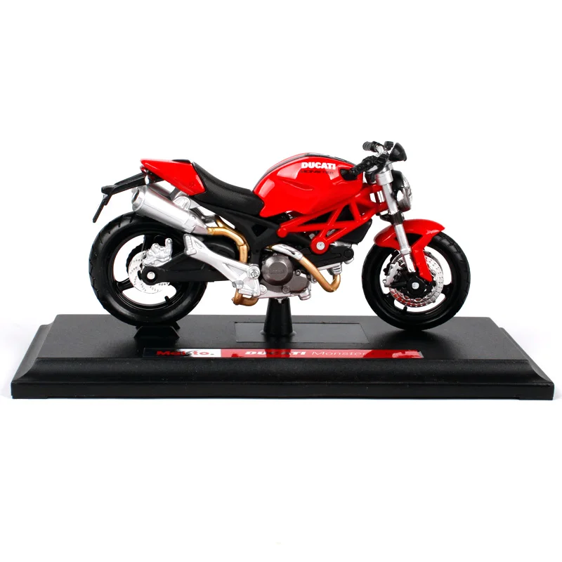 Maisto 1:18 Ducati red Профессиональный Мотоцикл литье под давлением игрушка monster 696