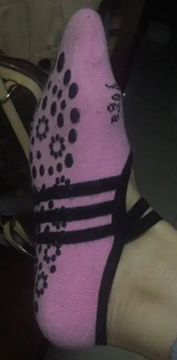 Нескользящая Женская yoga Носки на осень-зиму Хлопок Женский для занятий спортом, пилатеса Носки балетные танцевальные носки, тапочки; цвет розовый, черный, фиолетовый;