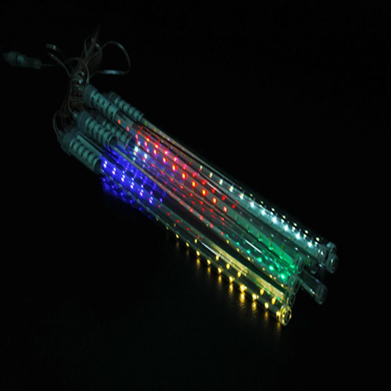8 шт. 30 см/50 см LED водонепроницаемый Метеоритный Дождь трубка свет для наружных