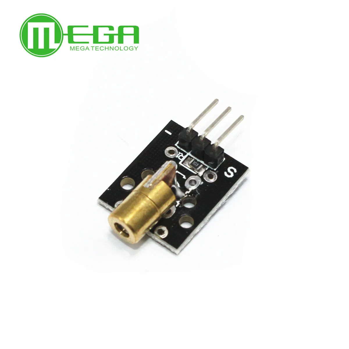 

50PCS KY-008 650nm Laser sensor Module 6mm 5V 5mW Red Laser Dot Diode Copper Head for Arduino