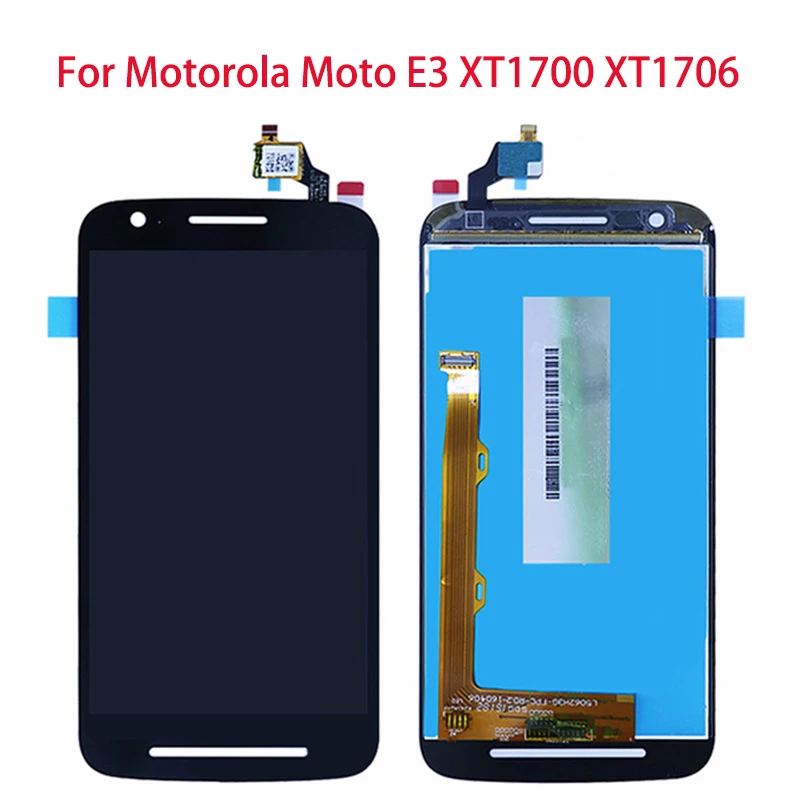 

5.0" LCD Display For Motorola Moto E3 XT1700 XT1706 Touch Screen Panel Digitizer Assembly Replacement Parts Tested with Tools