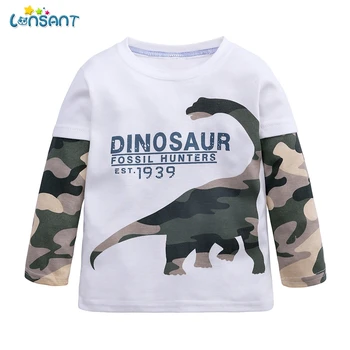 

LONSANT T-Shirt Boys Printed O Neck Patchwork Roupas-Infantis-Menino Roupa Infantil Menino Moda Infantil Kids Clothing N30