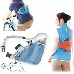 Новая практичная велосипедная Спортивная Беговая треугольная поясная сумка с карманом для бутылки воды сумка через плечо с регулируемым
