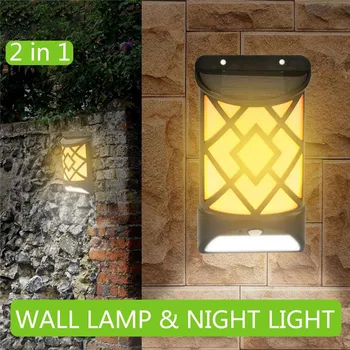 

PIR Motion Sensor Wall Light 12LED Solar Lamps Outdoor Garden Night Light