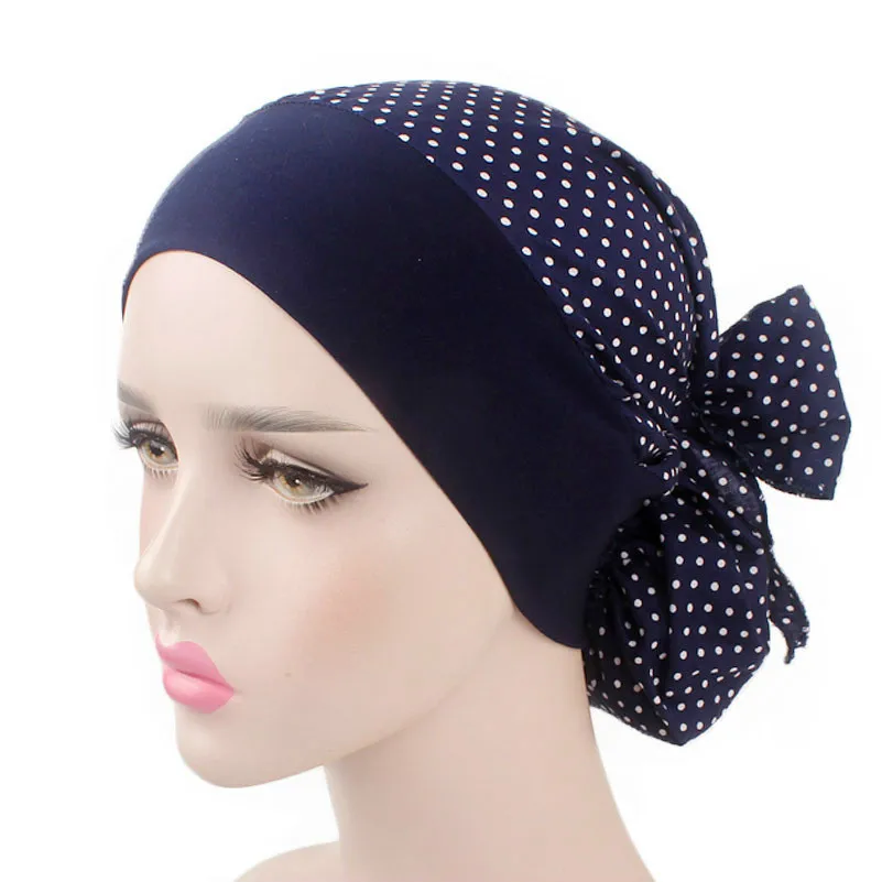 Для женщин хлопка дышать шляпа Новый Для женщин зимнюю шапку-тюрбан эластичной ткани головы Кепки шляпа Дамы аксессуары для волос