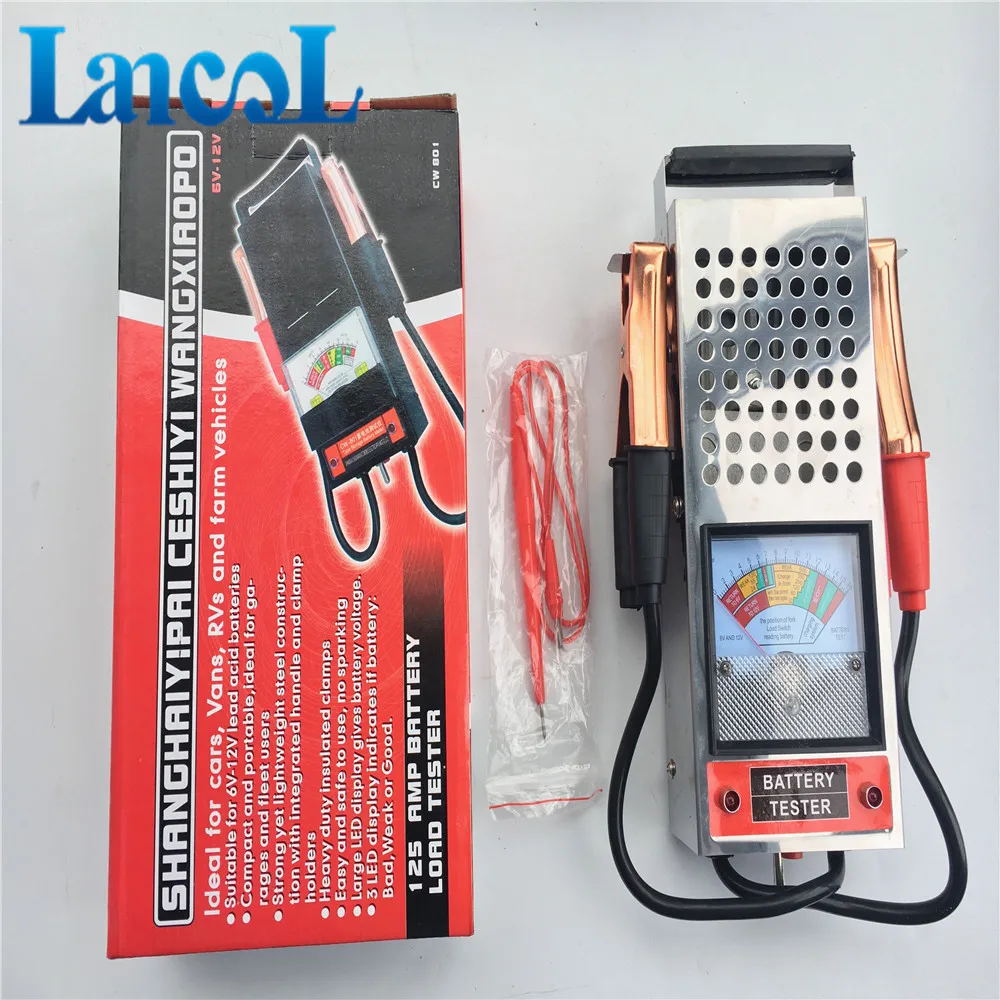 Prix pour Automobile Testeur de Batterie Charge 125 Amp Charge Type 6 V/12 V Voiture Camion Batterie Analyseur Prix pour Automobile Testeur de Batterie Charge 125 Amp Charge Type 6 V/12 V Voiture Camion Batterie Analyseur