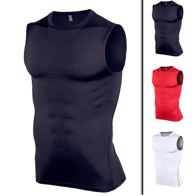 

psvteide Gym Top Men Tank Running Vest Compression Tank Top Mens Sheeveless Running Tanktop Sports Mens T-Shirt Sports Top Slim