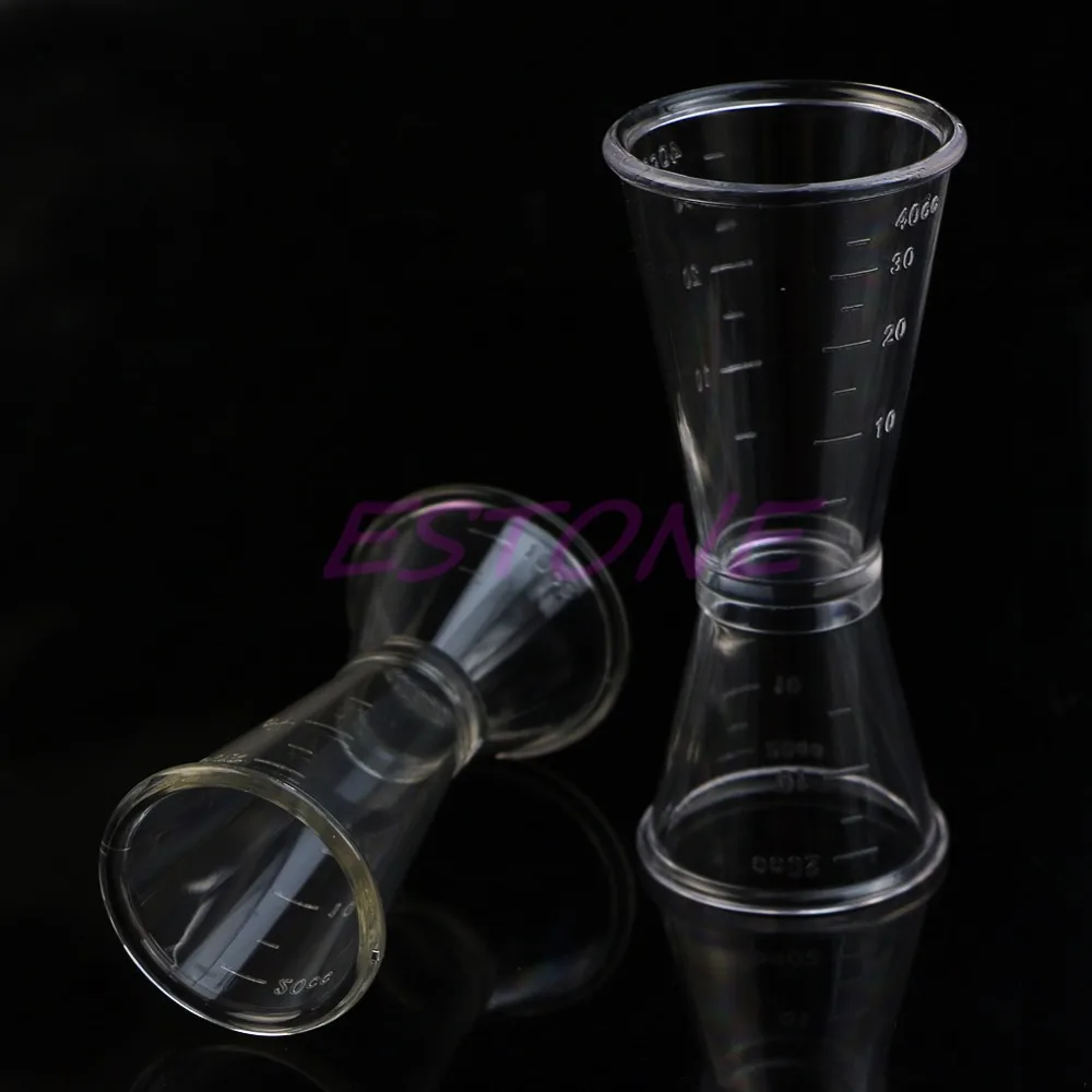 S / L Jigger Single Double Shot Cocktail Wine Short Drink Measure Cup Bar Party