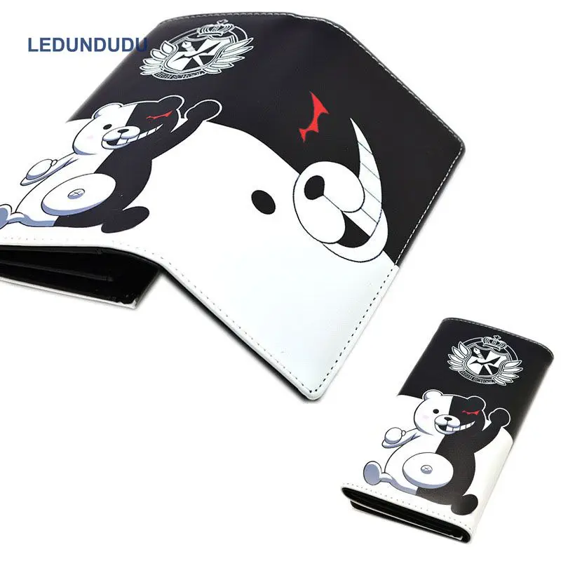 Аксессуары для косплея Danganronpa кошельки Dangan Ronpa мультфильм портмоне Monokuma сумка