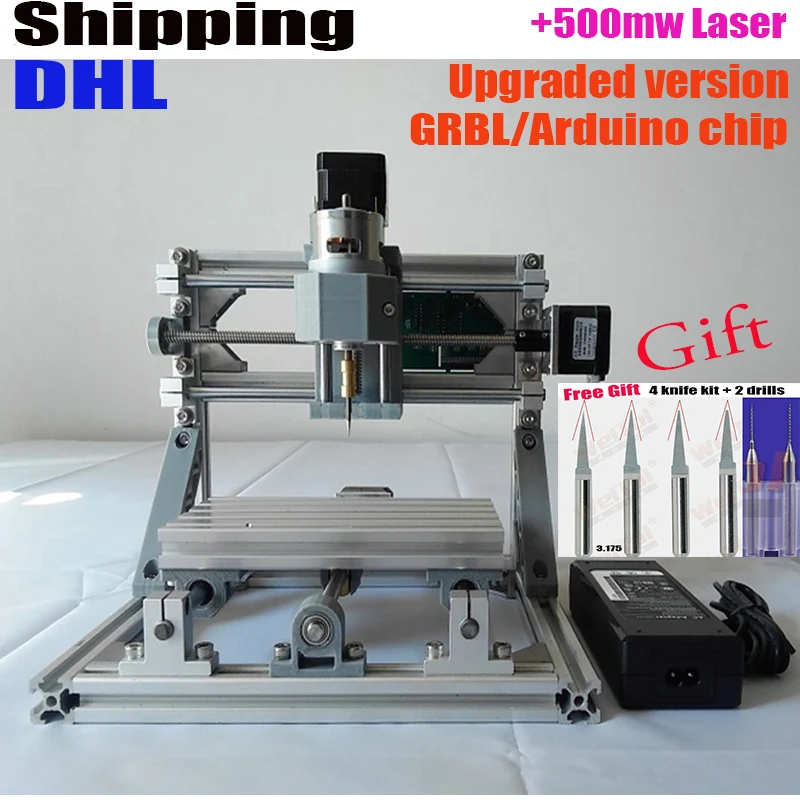 GRBL control Diy 1610 mini CNC machine,Wood Carving machine,3 Axis Pcb Milling machine,Wood Router,arduino cnc router, DHL ship