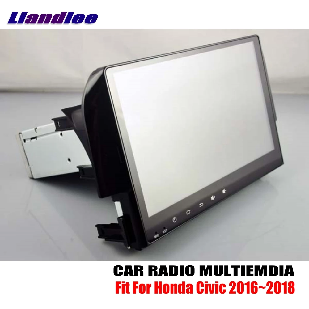 Clearance Liandlee For Honda Civic 2016~2018 Android Car Radio Player GPS Navi Navigation Maps Camera OBD TV Screen Multimedia no CD DVD 1
