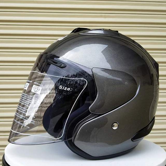ARAI R4 мотоциклетный шлем 3/4 с открытым лицом винтажный шлем мото шлем Casco Motocicleta Capacete шлемы - Цвет: Серый