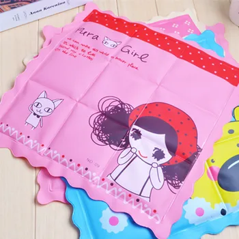 

2ps Cartoon Car Safety Seat Mat Summer Square Ice Mat Automobile Seat Cover Artifact Cold Cushion Notebook Cooling Car Chair Mat