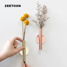 Северный постмодерн стенная ваза икебана букет из сушеных цветов, держатель ручки на магните, наклейка на стену, цветочный горшок, креативный домашний декор