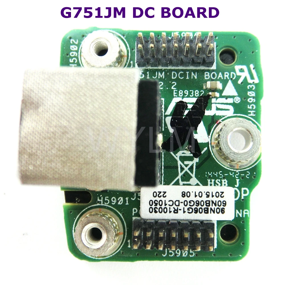 DC In Power Jack Board for ASUS ROG G751JY