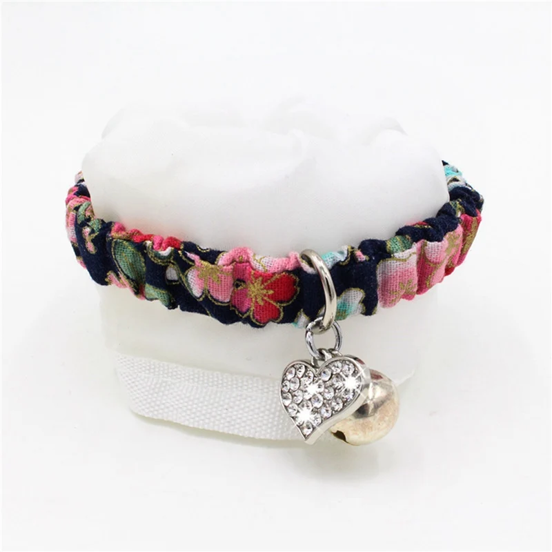 Adjustable New Cat Collar with Bell for Cats Handmade Bells Collars Kitten Necktie Necklace Pet Cat Accessories Products