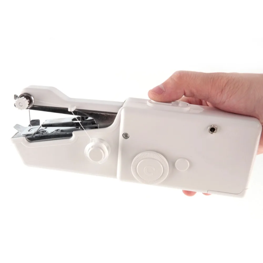 

fabric clothes pocket Mini household portable hand held sewing machine manual home for needlework accessories supplies tools