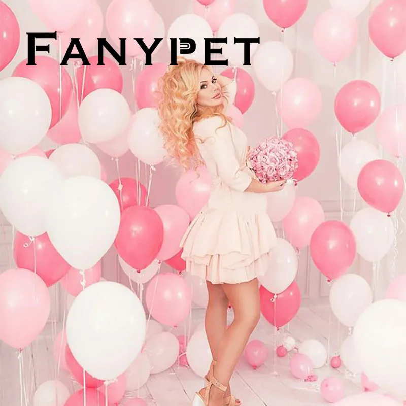 pink latex white& 