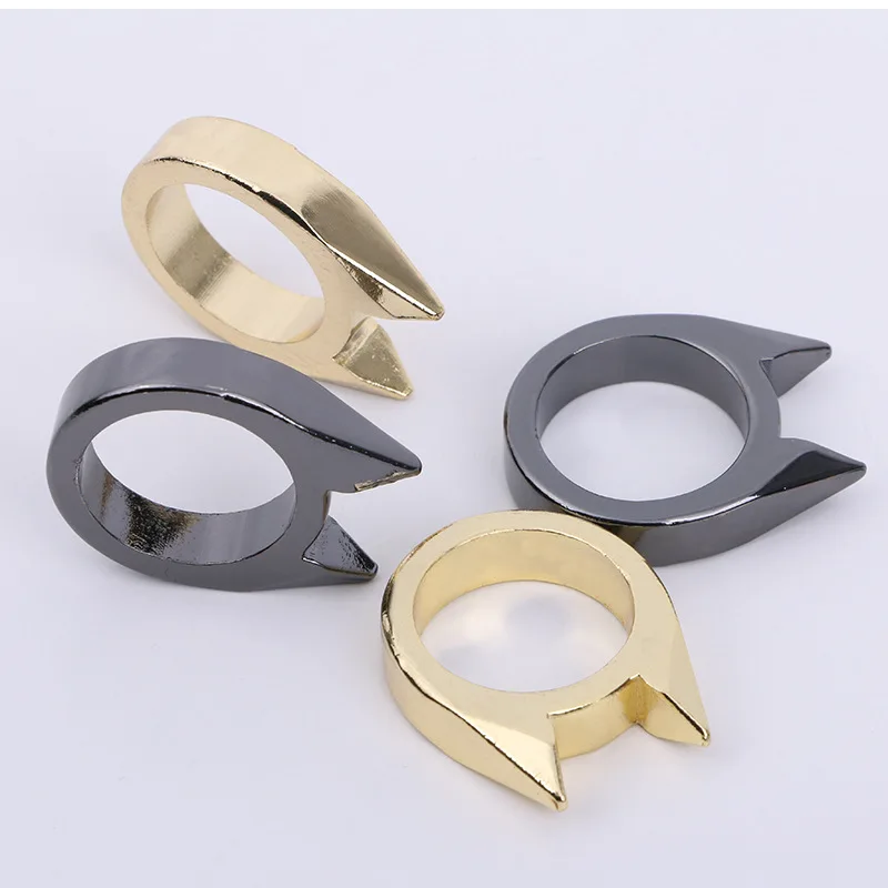 

1pc Pocket Defense Finger Ring Self Defense Security Protection Mini Self-Defens Ring Outdoor Survival Tool