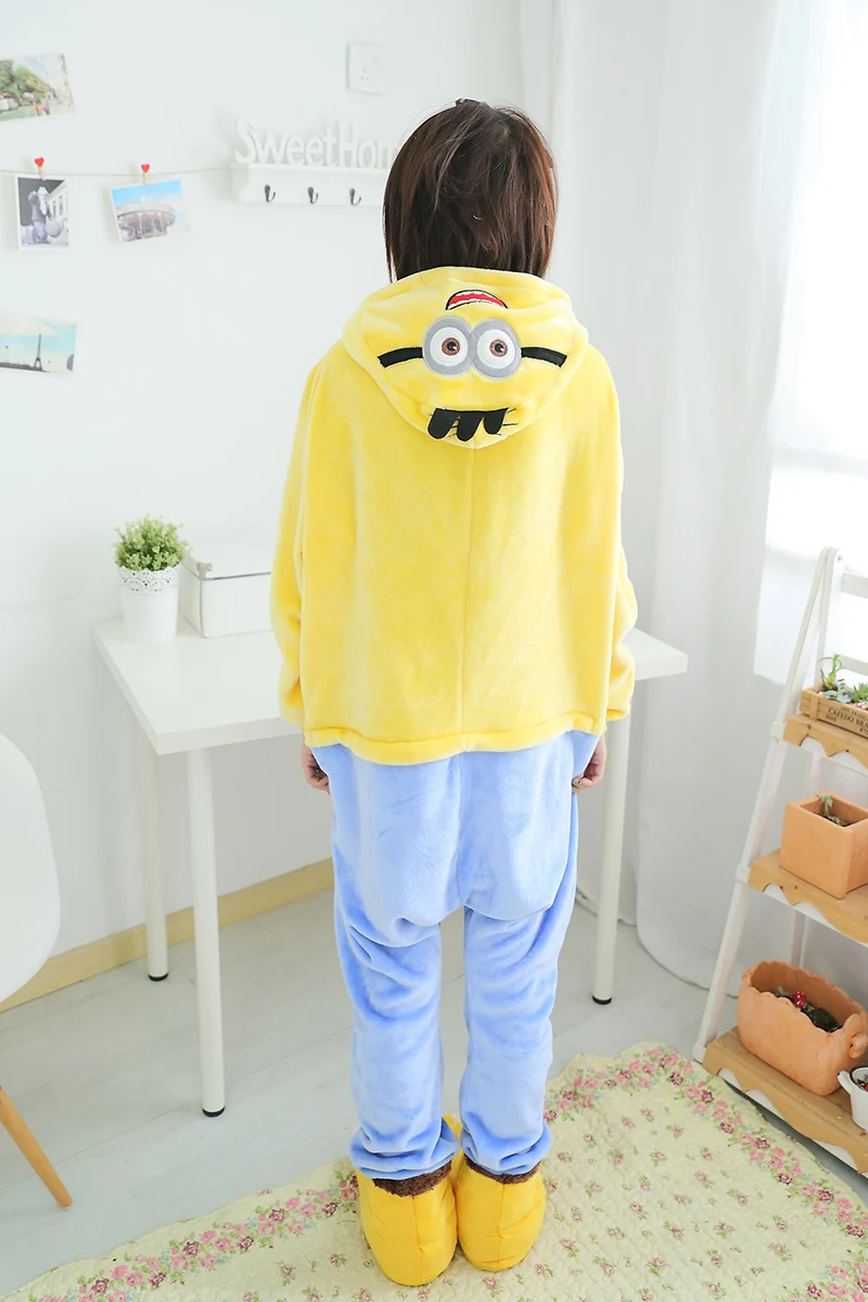Детский костюм миньонов из мультфильма я Пижама для сна с животными|minion onesie|cosplay