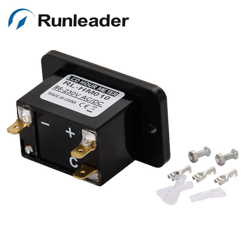 

(30pcs/lot) LCD DC:4.5V-90V Engine resettable dc Hour Meter for marine tractor forklift farm machinery cleaner