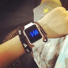 New Fashion Design Touch Screen LED Watch Men&Women Wristwatch Sport Candy Color Silicone Children Digital Watches Clock AZ100