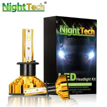 

NightTech H4 LED Car Headlight H7 H11 LED Headlights Bulbs HB3/9005 H1 70W 8000lm Auto Bulb Headlamp White 6500K Light 12v 24v