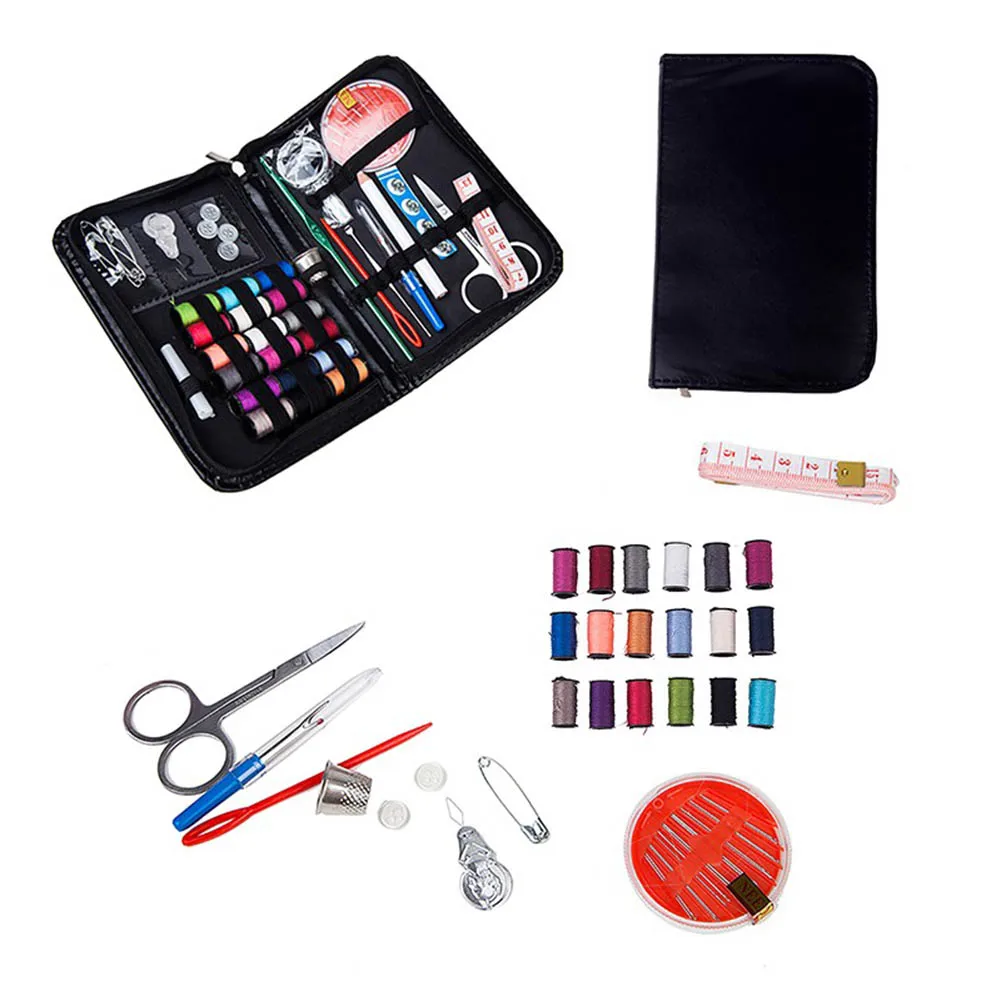 

41pcs Multifunction Sewing Box Thread Stitches Needles Set Cloth Buttons Craft Scissor Sewing Kits Hogard