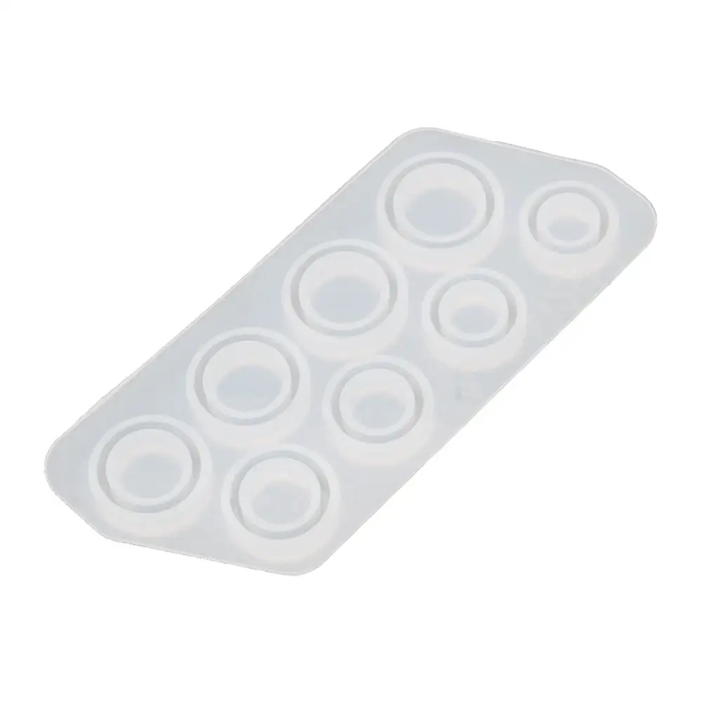 

8Pcs Assorted Sizes Ring Silicone Mold Jewelry Resin Casting Mold US Size 5-12
