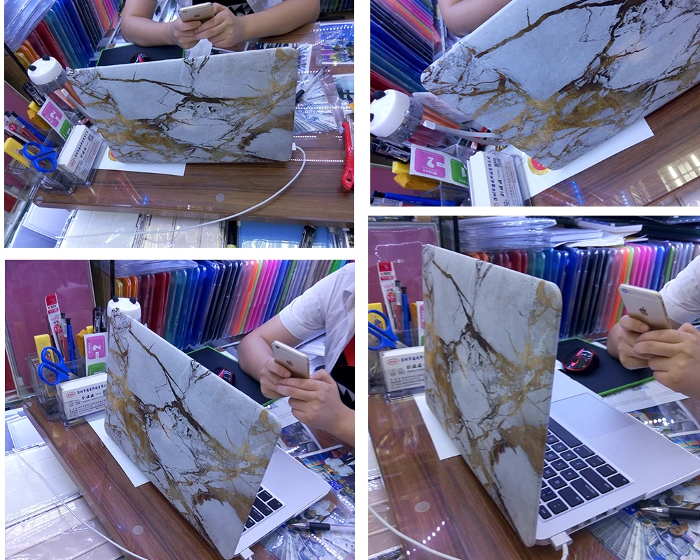 Новый мраморный чехол для Apple Macbook Air Pro Retina 11 12 13 15 дюймов сумка ноутбука Mac book с