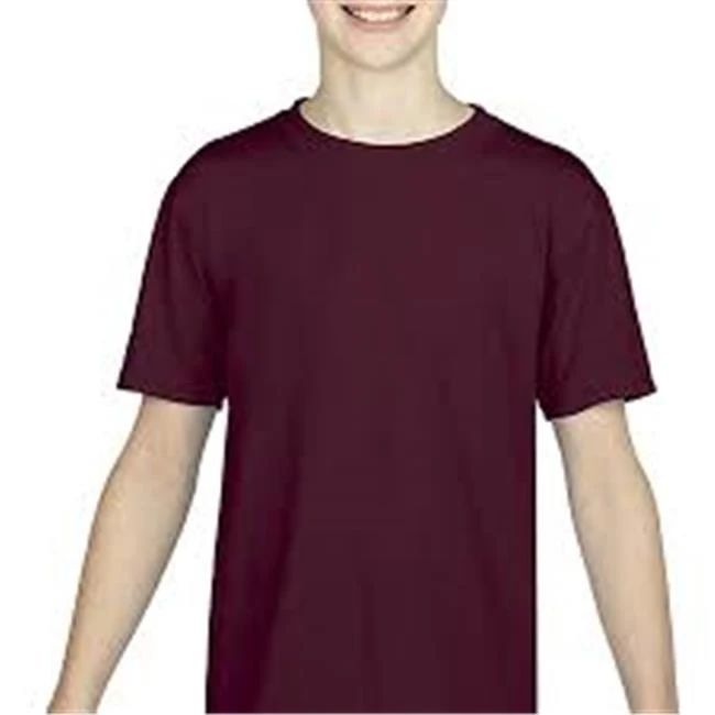 Gildan G46000B-Heather Sport Dark Maroon-M Performance Youth Core Tee Heather Sport Dark Maroon - Medium