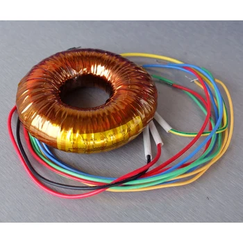

4N oxygen-free copper O-type power amplifier transformer 50W dual 18V+ two separate 9V DAC preamp amp transformer
