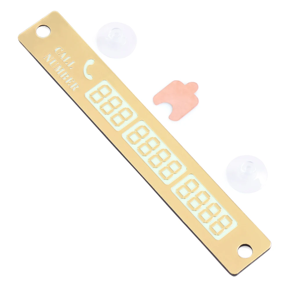 

Luminous Temporary Parking Card With Suckers And Night Light Phone For Ford Focus 2 3 MK2 MK3 Fiesta Kuga Mondeo Ecosport Escape