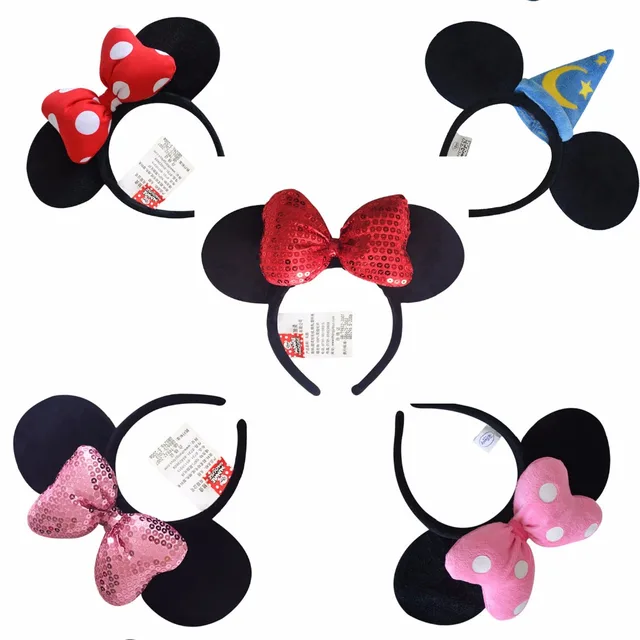 Special Offers Genuine Disney Minnie Mouse Headdress Mickey Head Minnie Ears Girls Hair Bands Princess Head Hoop Plush Xmas Toys for children Special Offers Genuine Disney Minnie Mouse Headdress Mickey Head Minnie Ears Girls Hair Bands Princess Head Hoop Plush Xmas Toys for children