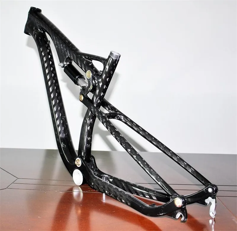 Clearance 29er Full Carbon Suspension MTB Frame QR and Thru Axle compatible 2016 latest version 2