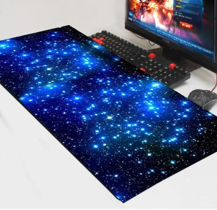Коврик для игровой мыши из ротанга недорогой компьютерный коврик 900x400x3 большого