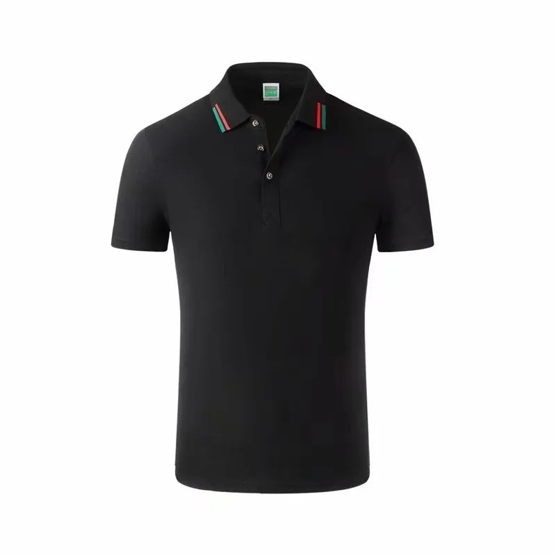 

New 2019 Solid Color Summer Polo Shirts Men Cotton Short Sleeve Breathable Anti-Pilling Brand polos hombre Plus Size S-4XL 1024